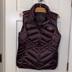 Dark Purple North Face Vest